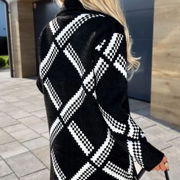 14 MADE IN EUROPE DESIGNER STYLE CHIC COCO JACKET - Picture 4 of 4